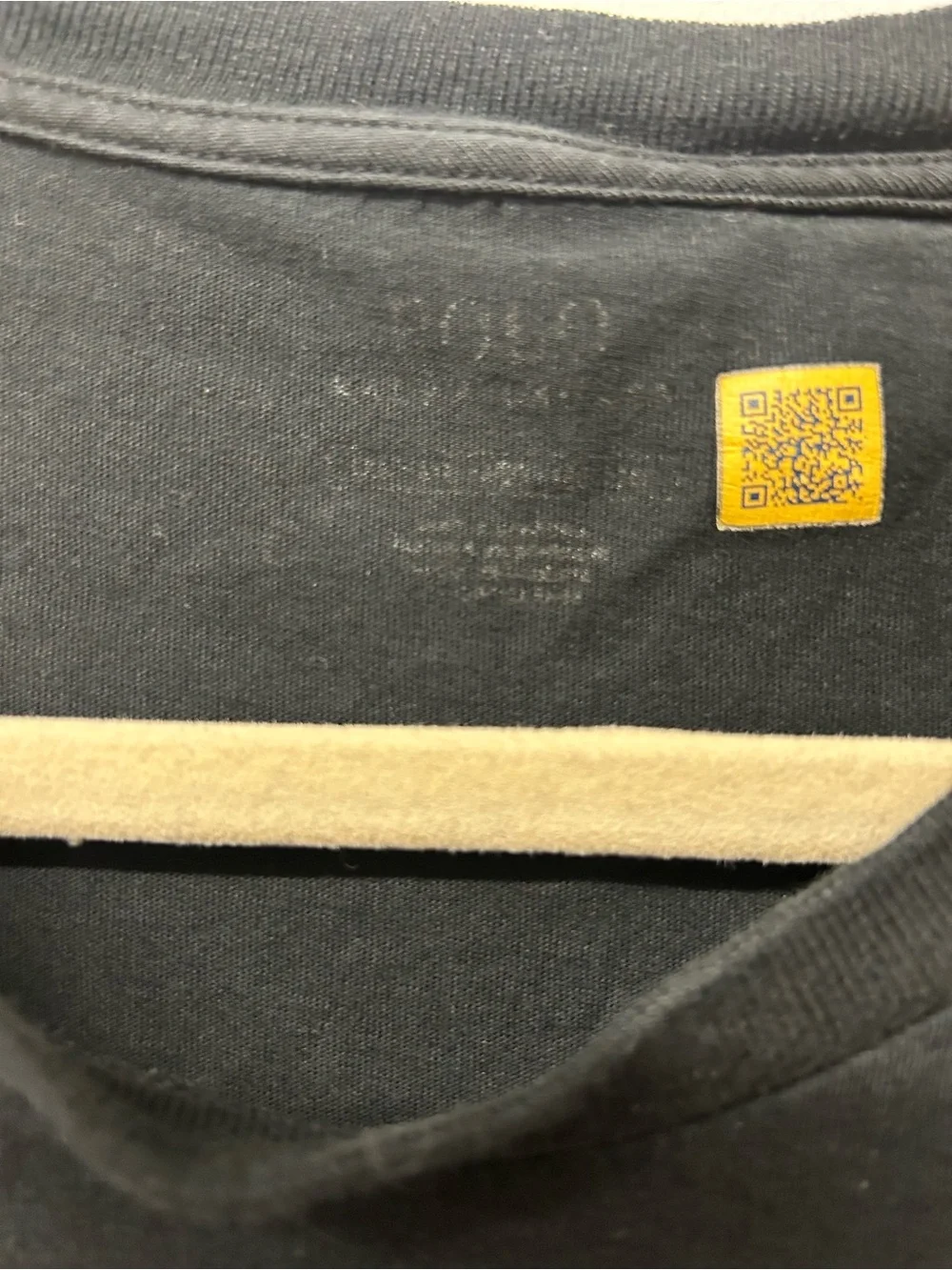 Polo by Ralph Lauren Black Long-Sleeve Crew with Red Pony